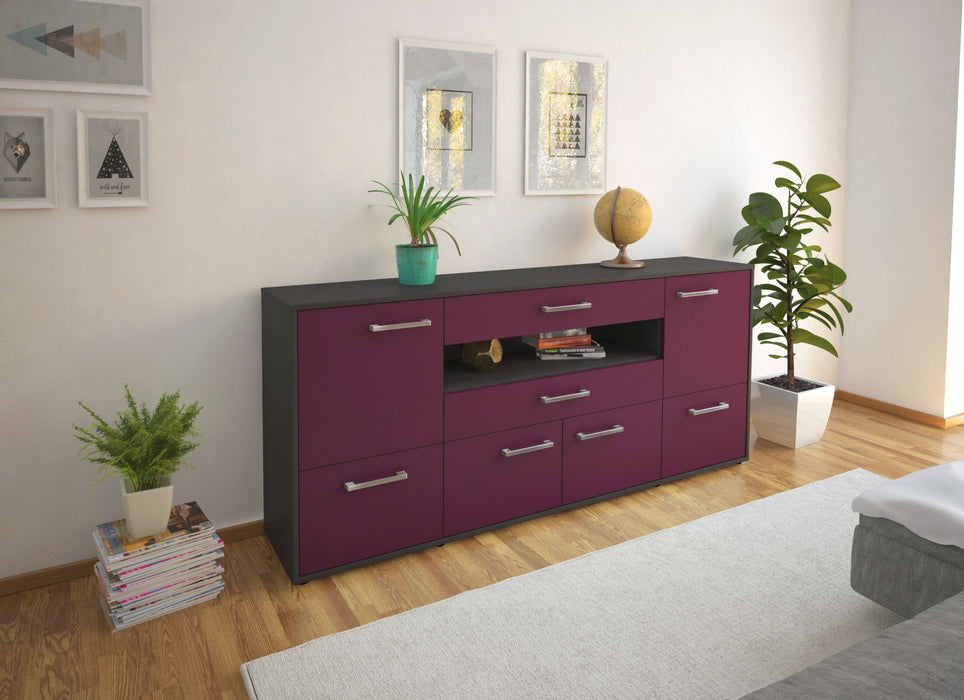 Sideboard Emely, Lila Front (180x79x35cm) - Dekati GmbH