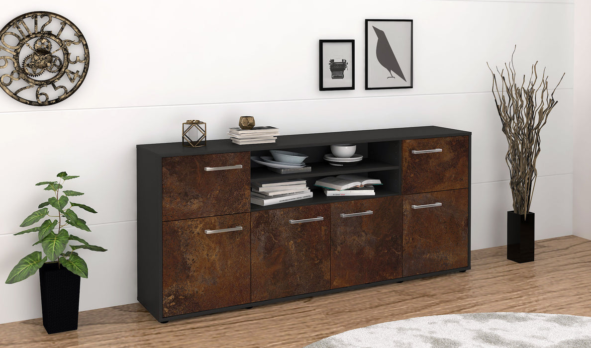 Sideboard Emilia, Rost Front (180x79x35cm) - Dekati GmbH