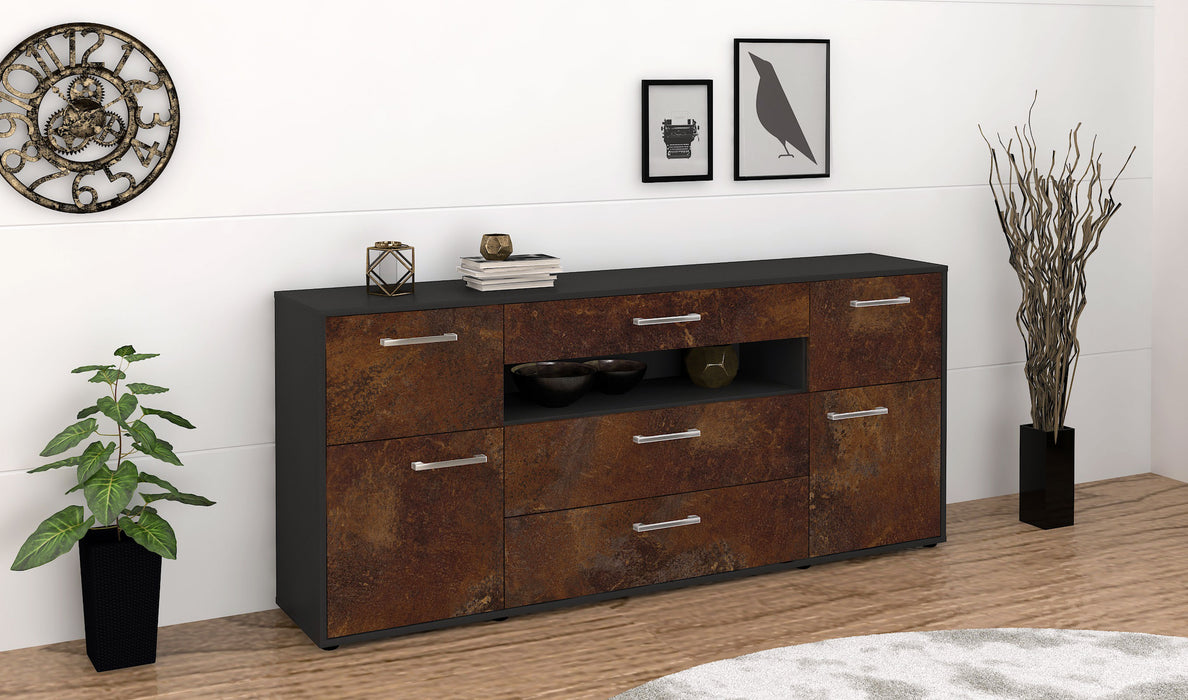 Sideboard Emma, Rost Front (180x79x35cm) - Dekati GmbH