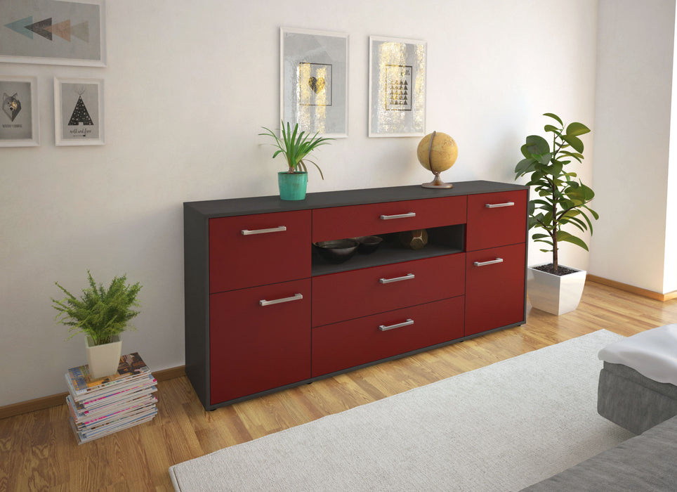 Sideboard Emma, Bordeaux Front (180x79x35cm) - Dekati GmbH