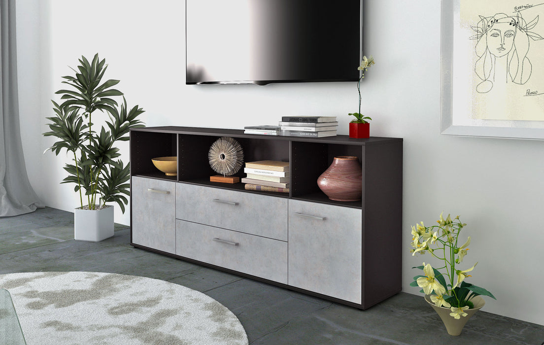 Sideboard Enza, Beton Front (180x79x35cm) - Dekati GmbH