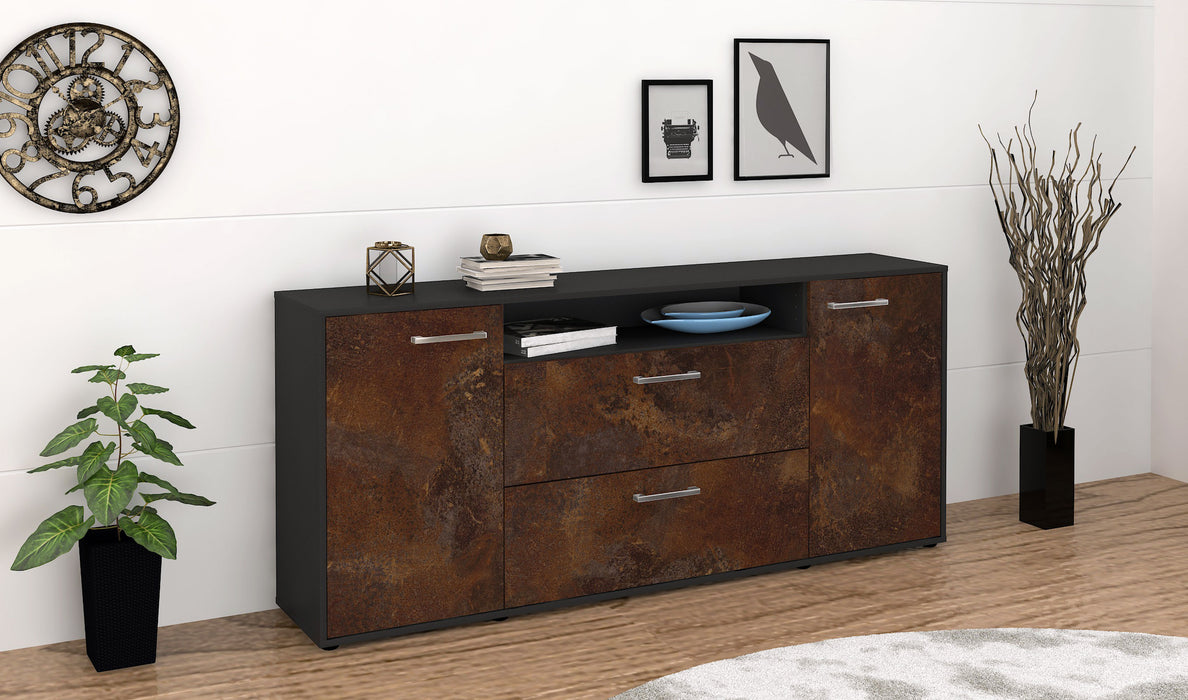 Sideboard Erina, Rost Front (180x79x35cm) - Dekati GmbH