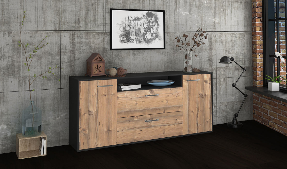 Sideboard Erina, Pinie Front (180x79x35cm) - Dekati GmbH