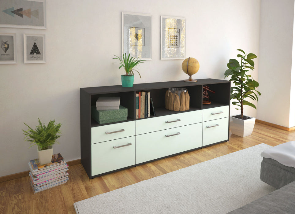 Sideboard Evelina, Mint Front (180x79x35cm) - Dekati GmbH