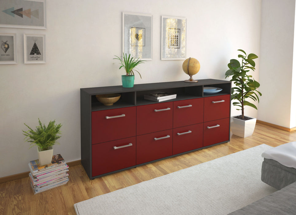 Sideboard Evita, Bordeaux Front (180x79x35cm) - Dekati GmbH