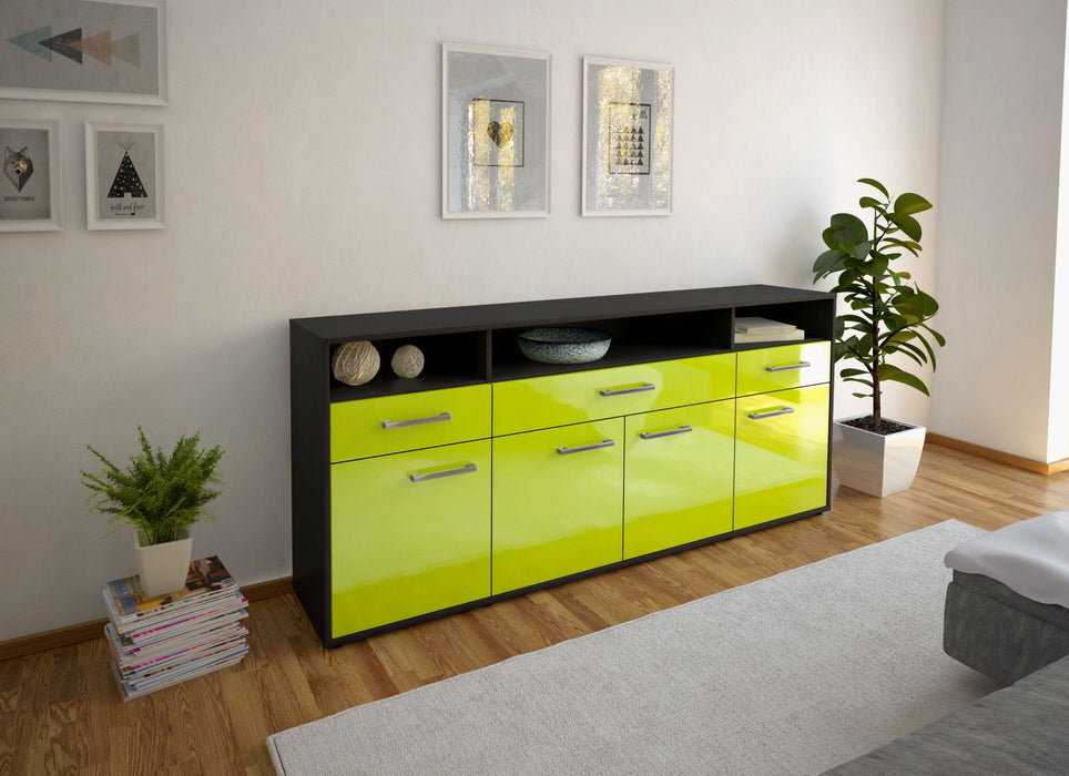 Sideboard Ezia, Gruen Front (180x79x35cm) - Dekati GmbH