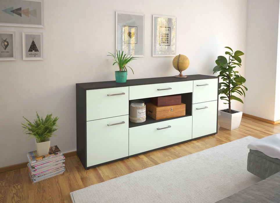 Sideboard Fabiola, Mint Front (180x79x35cm) - Dekati GmbH