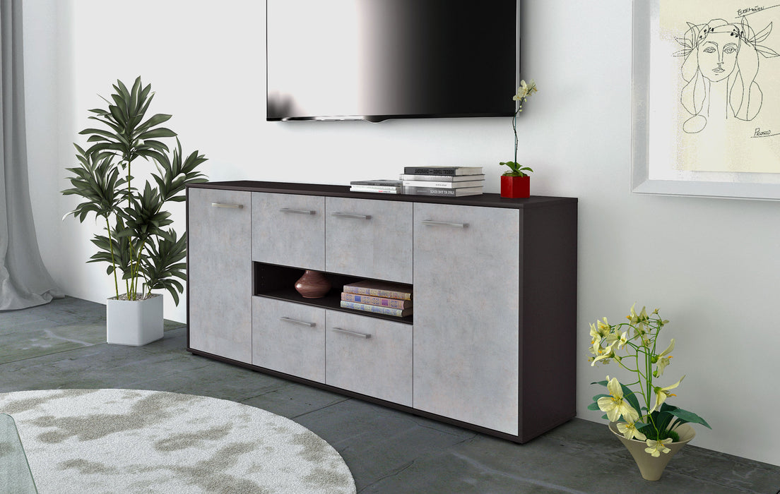 Sideboard Farina, Beton Front (180x79x35cm) - Dekati GmbH