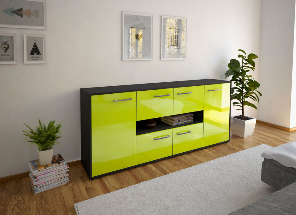 Sideboard Farina, Gruen Front (180x79x35cm) - Dekati GmbH