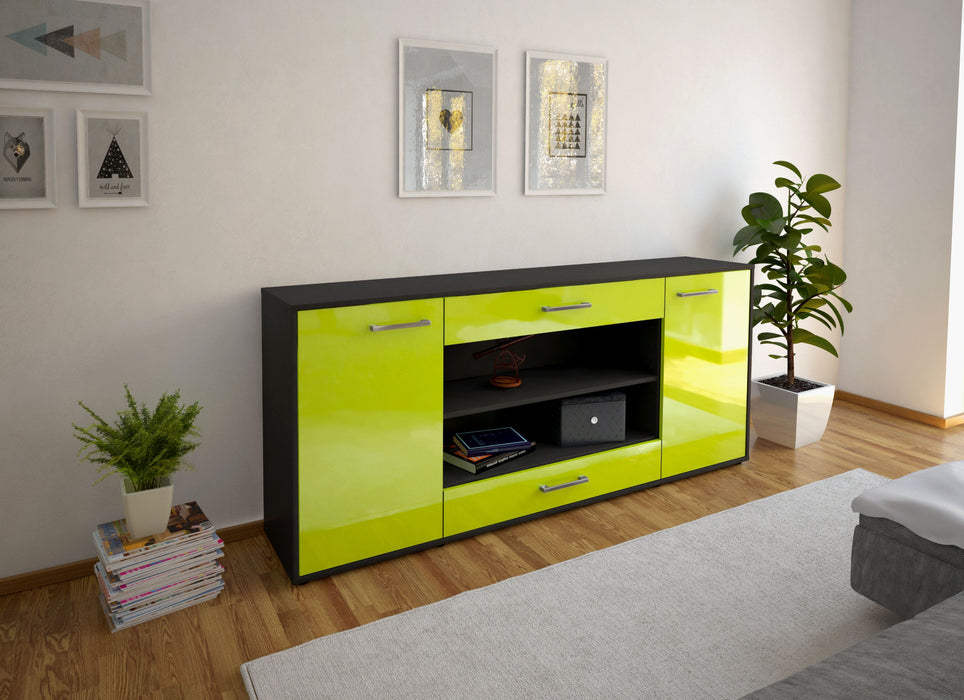 Sideboard Feli, Gruen Front (180x79x35cm) - Dekati GmbH