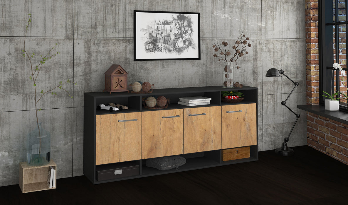 Sideboard Felia, Eiche Front (180x79x35cm) - Dekati GmbH