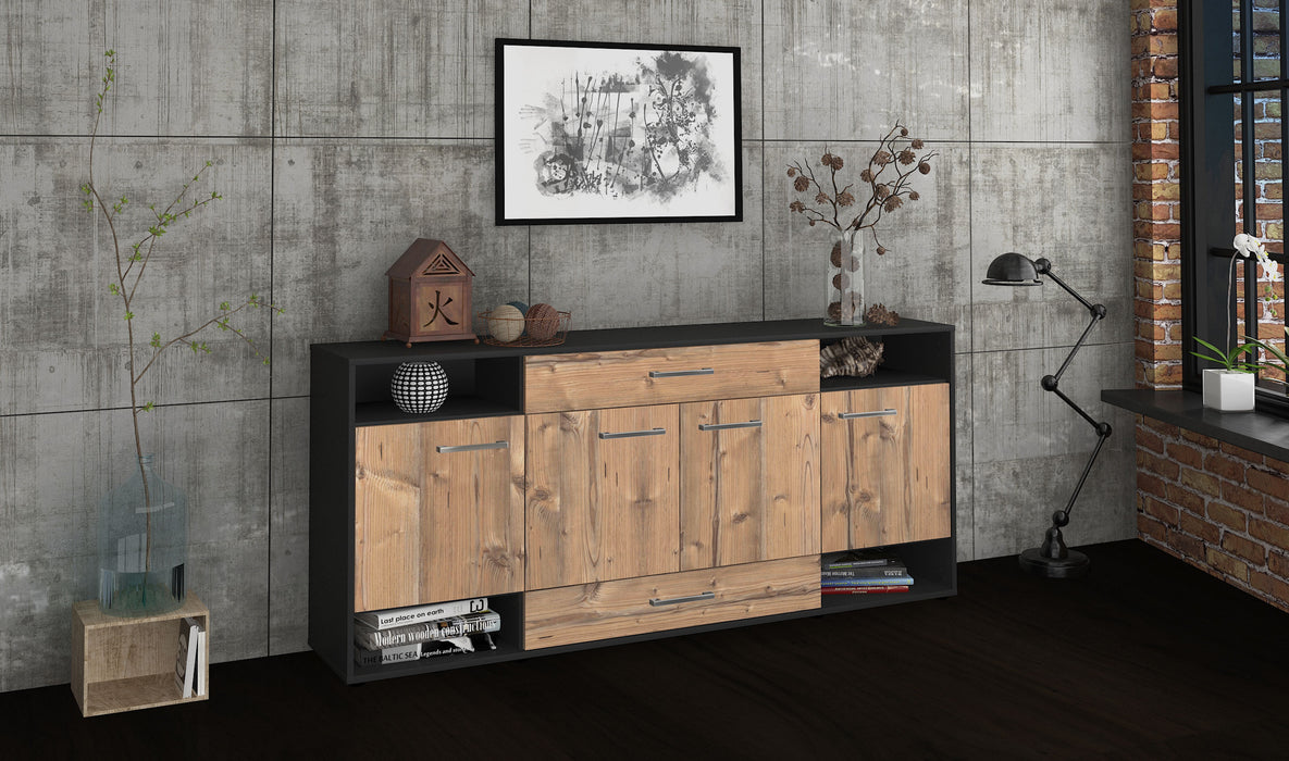 Sideboard Felicia, Pinie Front (180x79x35cm) - Dekati GmbH