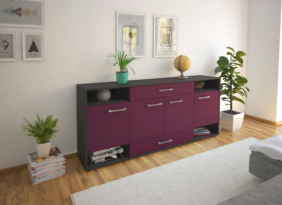 Sideboard Felicia, Lila Front (180x79x35cm) - Dekati GmbH