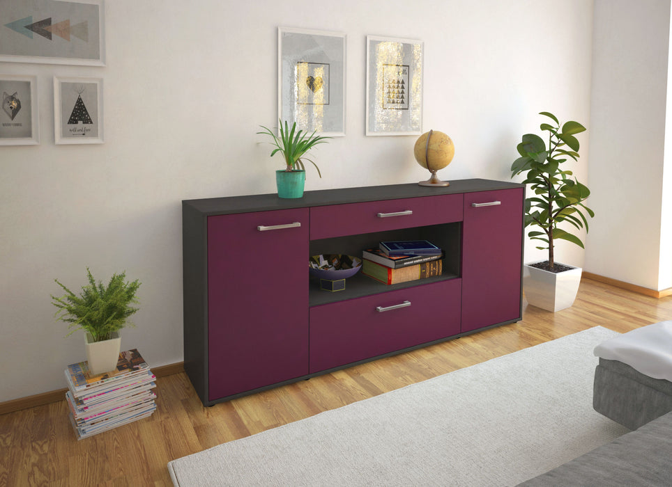 Sideboard Fiora, Lila Front (180x79x35cm) - Dekati GmbH