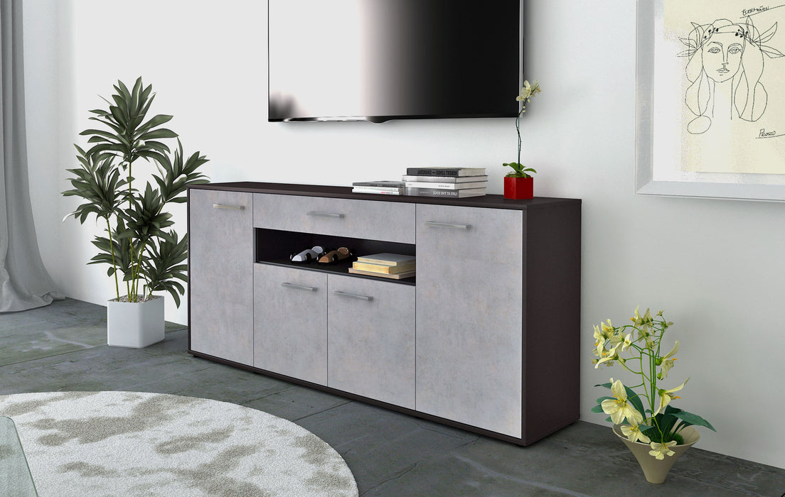 Sideboard Fiorella, Beton Front (180x79x35cm) - Dekati GmbH