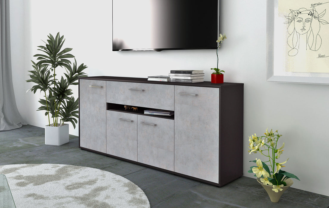 Sideboard Flavia, Beton Front (180x79x35cm) - Dekati GmbH