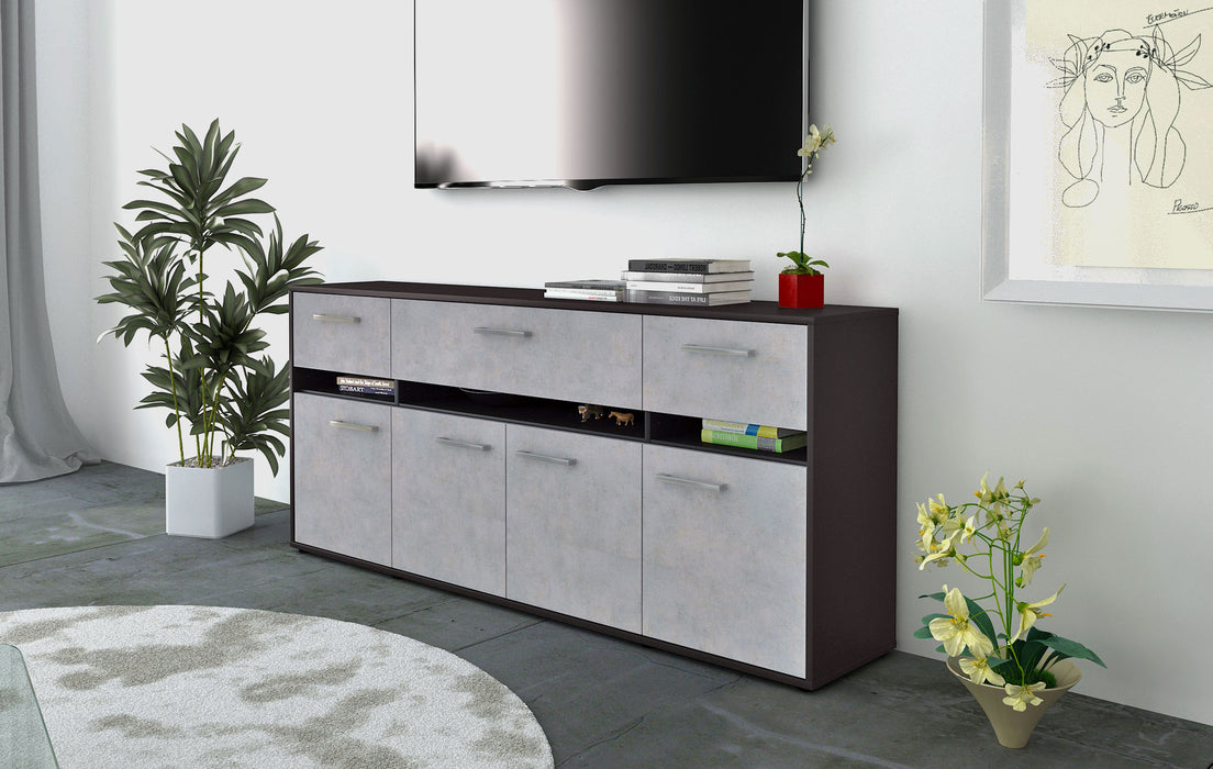 Sideboard Flora, Beton Front (180x79x35cm) - Dekati GmbH