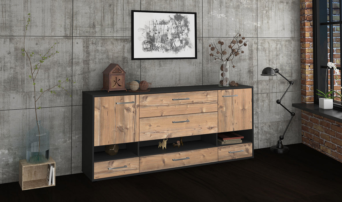 Sideboard Florentina, Pinie Front (180x79x35cm) - Dekati GmbH