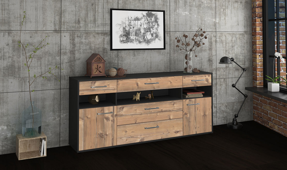 Sideboard Floria, Pinie Front (180x79x35cm) - Dekati GmbH