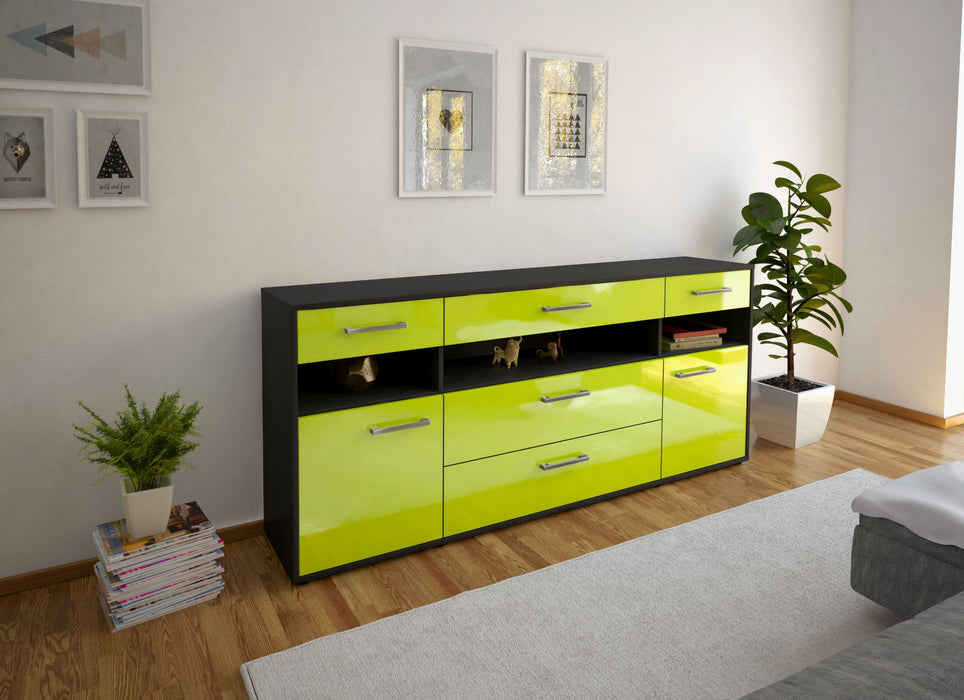 Sideboard Floria, Gruen Front (180x79x35cm) - Dekati GmbH