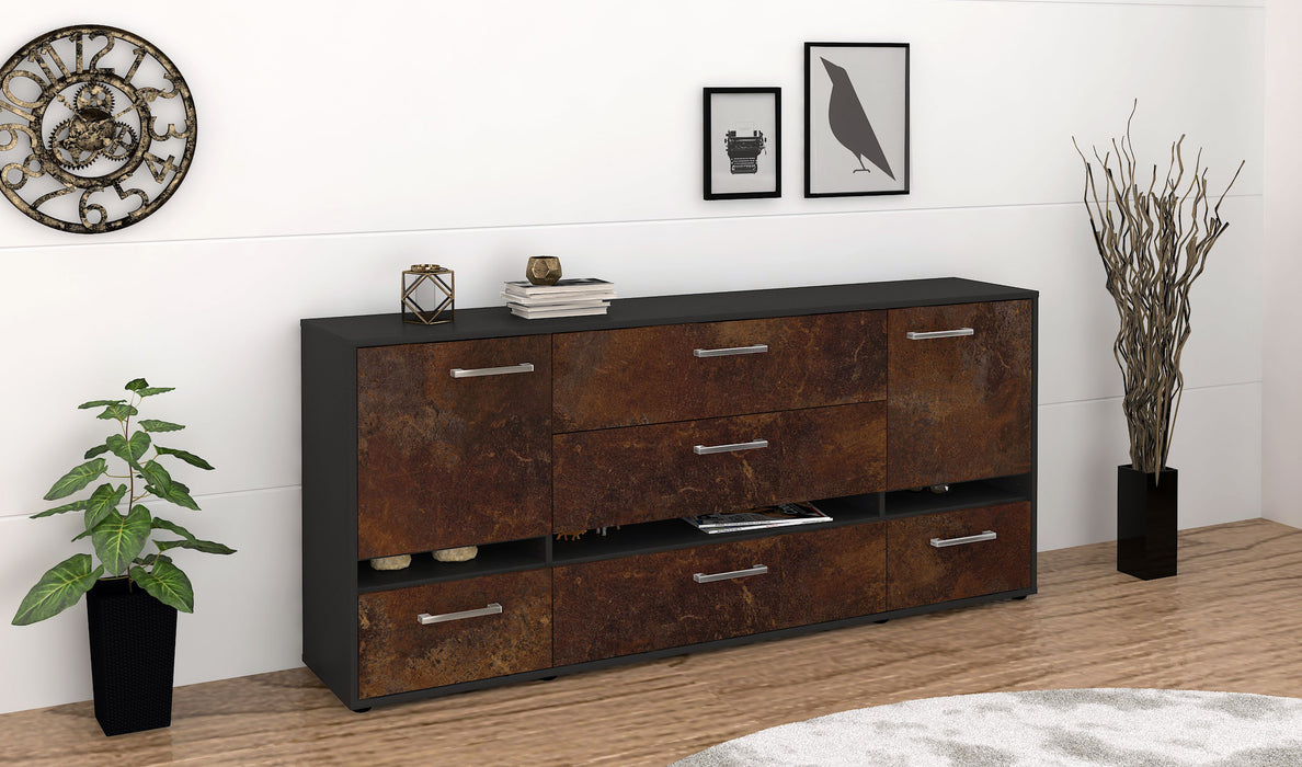 Sideboard Floriana, Rost Front (180x79x35cm) - Dekati GmbH