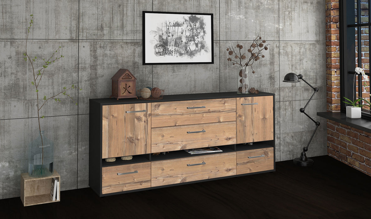 Sideboard Floriana, Pinie Front (180x79x35cm) - Dekati GmbH