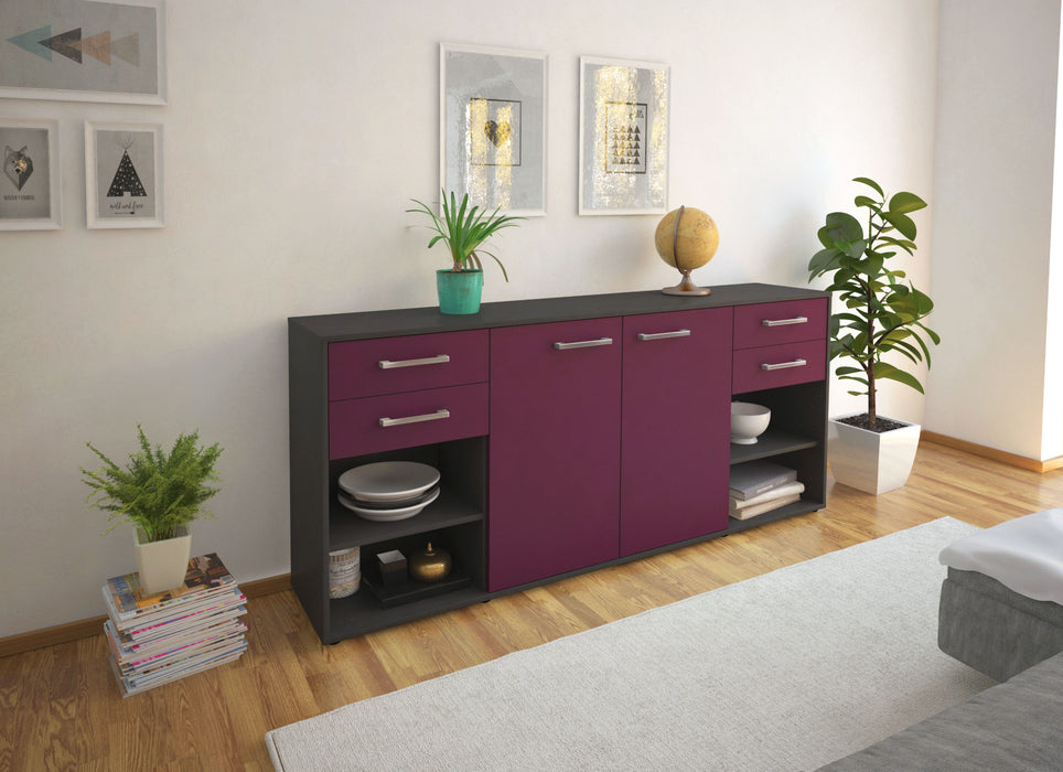 Sideboard Franka, Lila Front (180x79x35cm) - Dekati GmbH