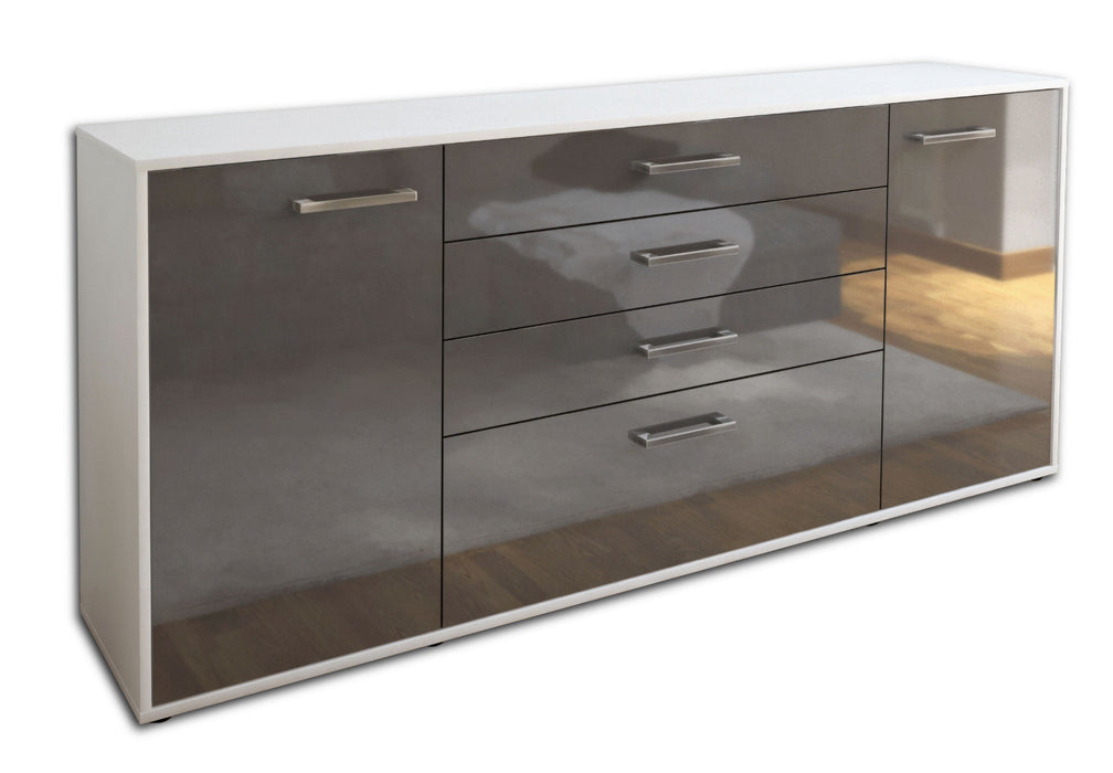 Sideboard Eleni, Grau Seite (180x79x35cm) - Dekati GmbH