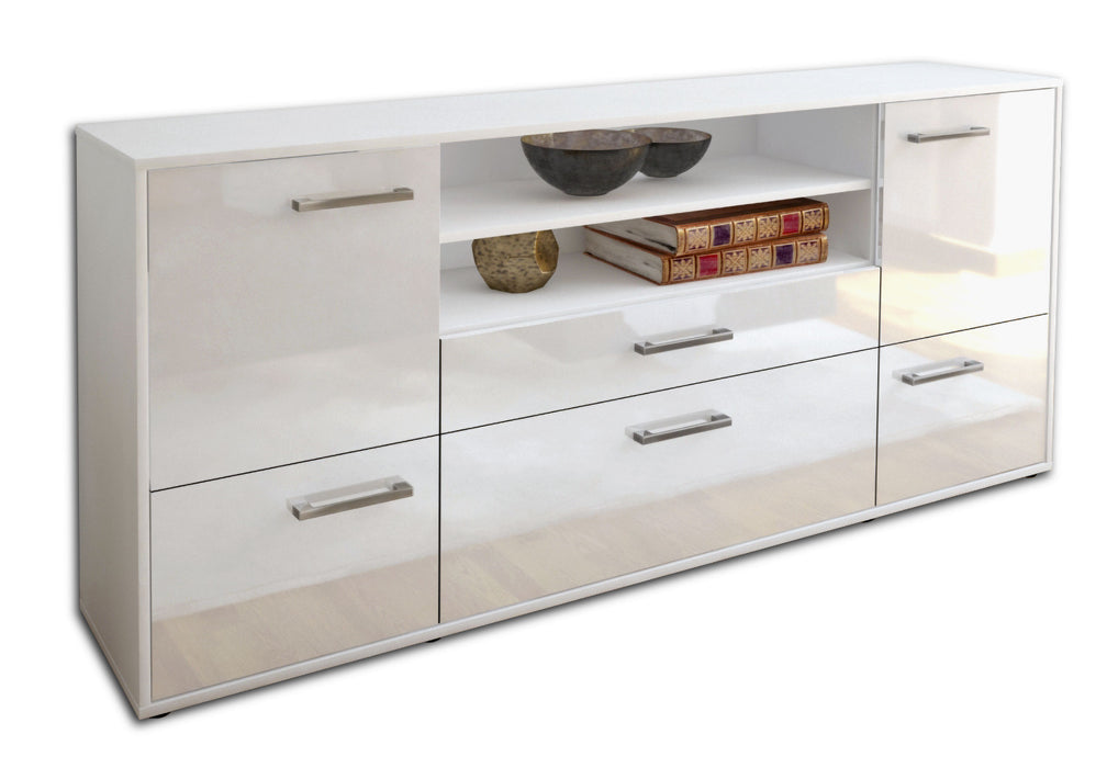 Sideboard Eluana, Weiß Seite (180x79x35cm) - Dekati GmbH