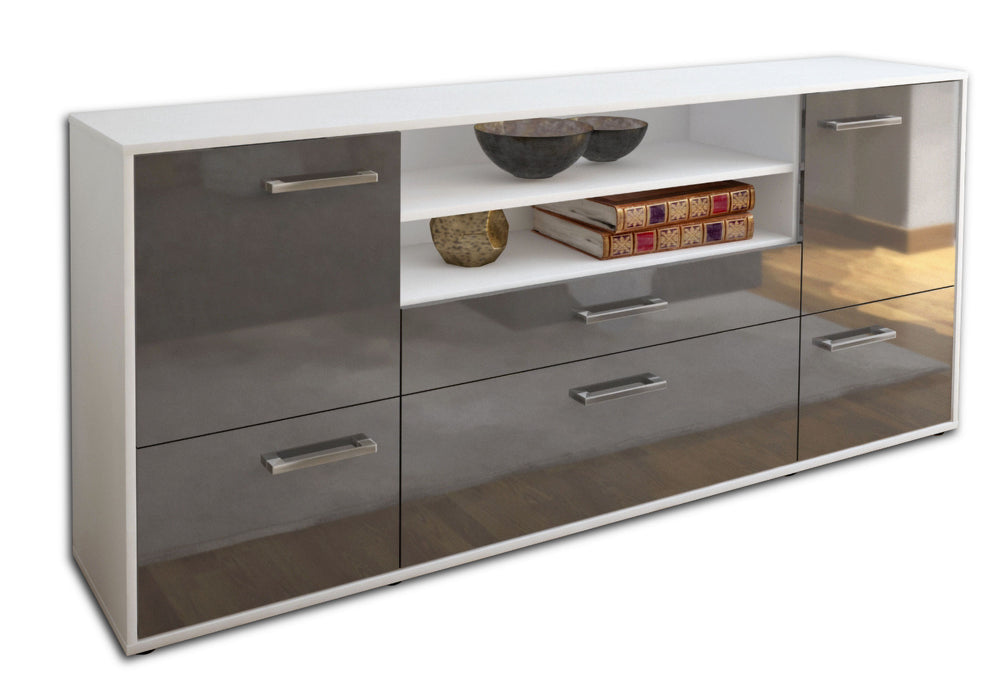 Sideboard Eluana, Grau Seite (180x79x35cm) - Dekati GmbH