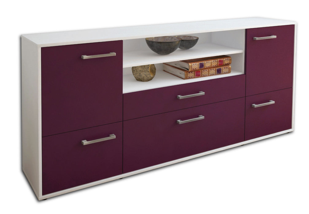 Sideboard Eluana, Lila Seite (180x79x35cm) - Dekati GmbH