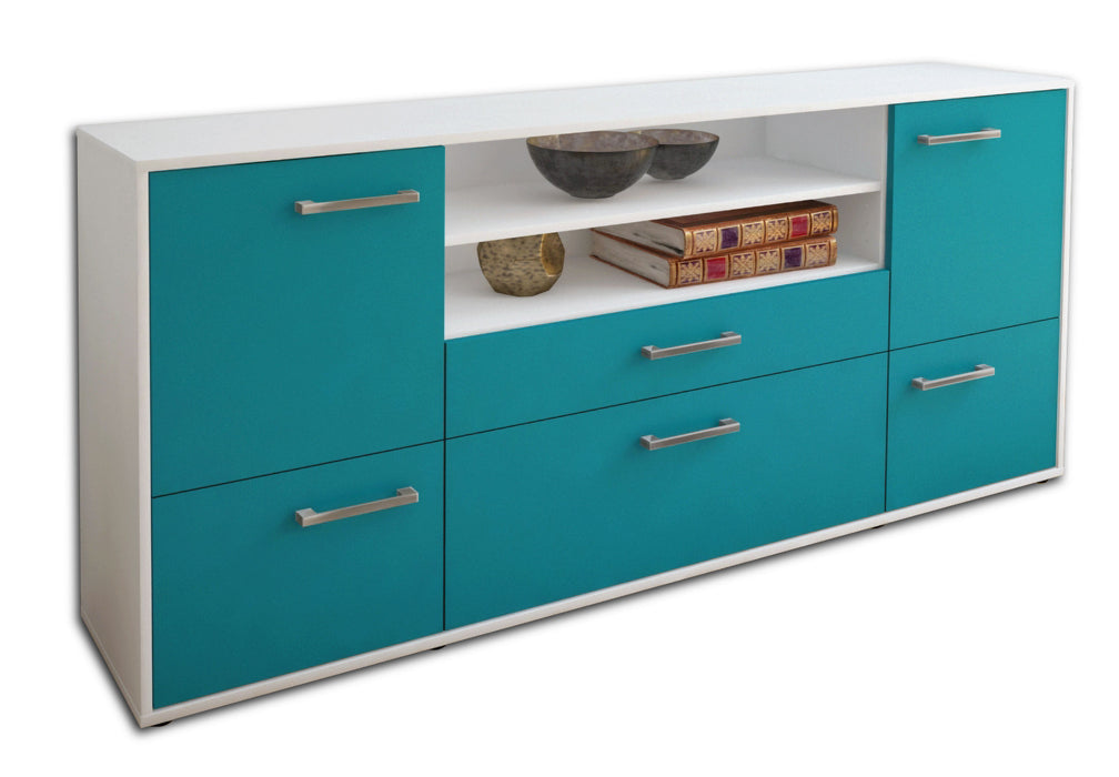 Sideboard Eluana, Tuerkis Seite (180x79x35cm) - Dekati GmbH