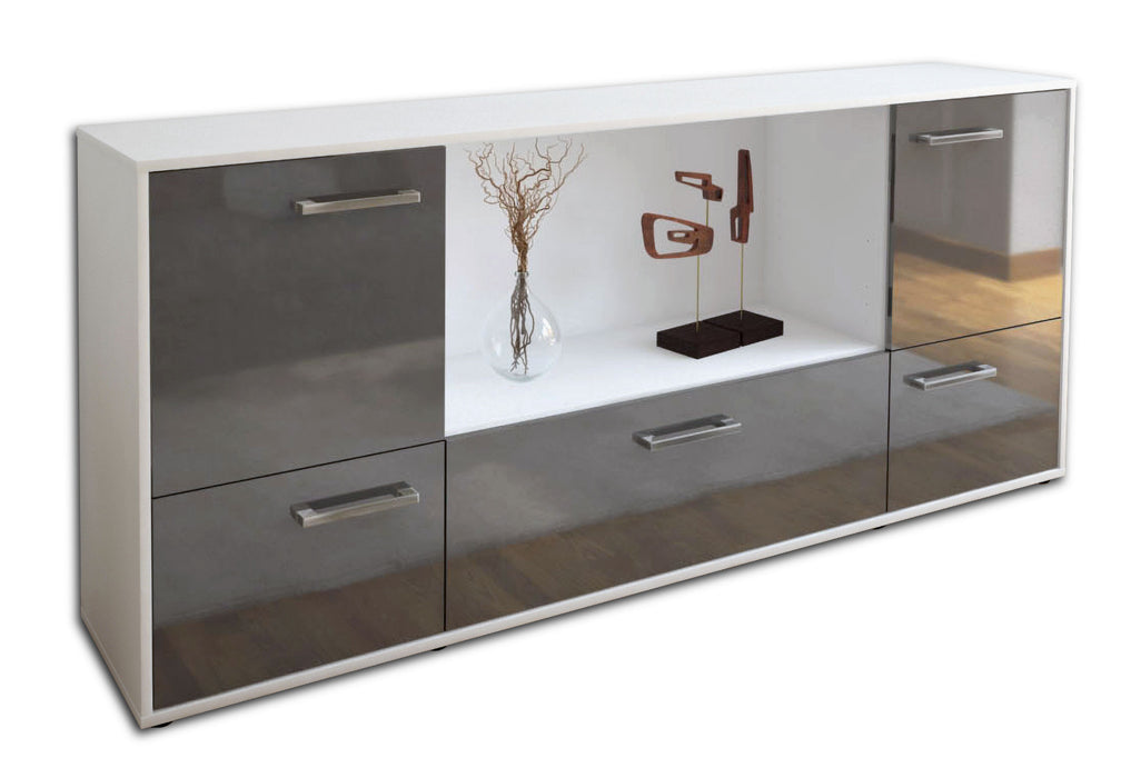 Sideboard Elvezia, Grau Seite (180x79x35cm) - Dekati GmbH