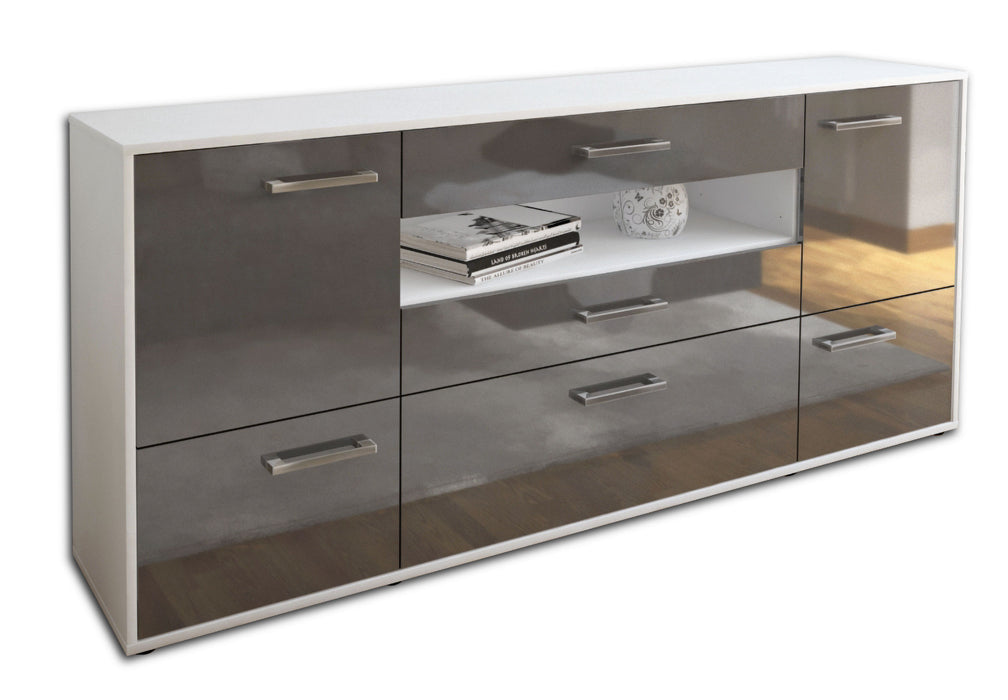 Sideboard Elvira, Grau Seite (180x79x35cm) - Dekati GmbH