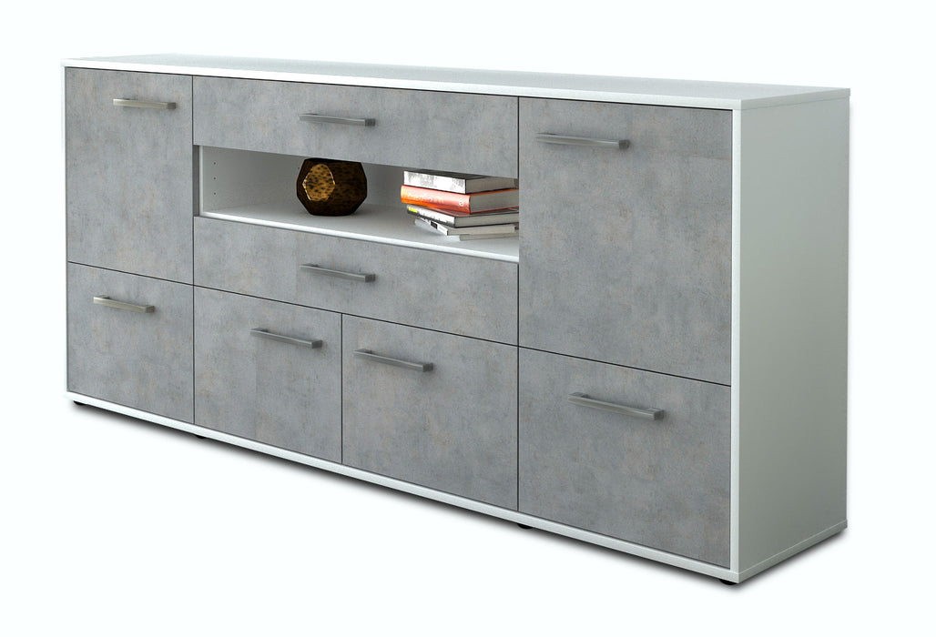 Sideboard Emely, Beton Seite (180x79x35cm) - Dekati GmbH