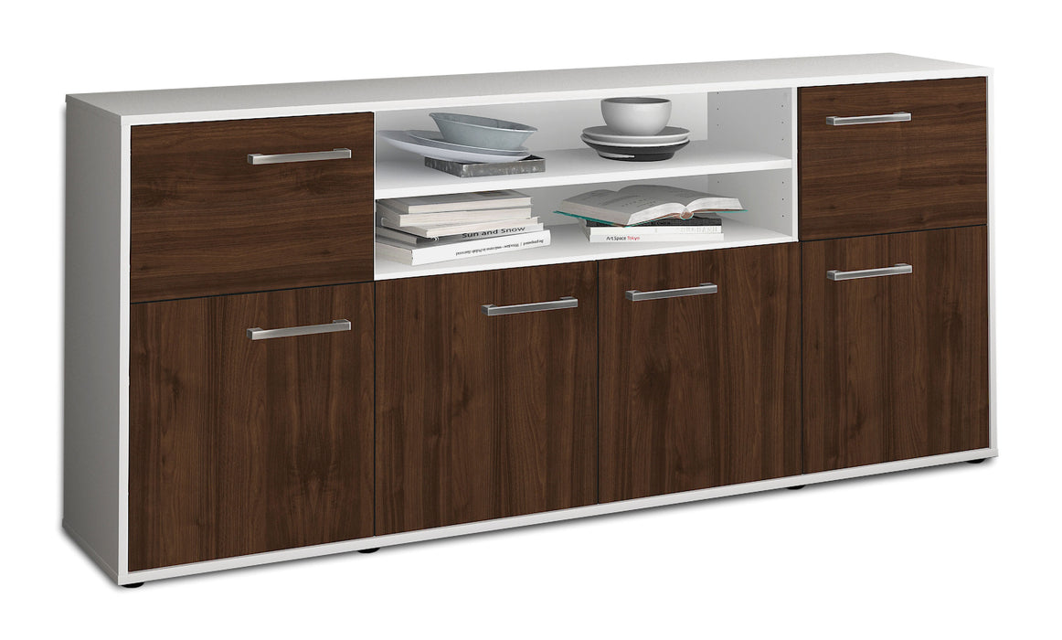 Sideboard Emilia, Walnuss Seite (180x79x35cm) - Dekati GmbH