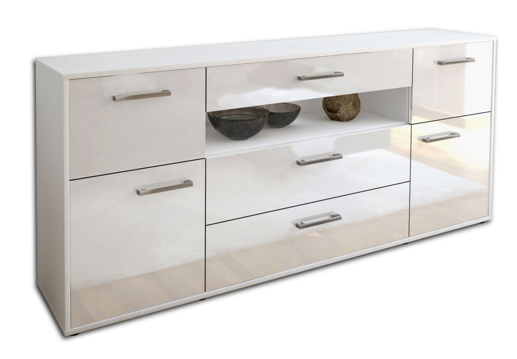 Sideboard Emma, Weiß Seite (180x79x35cm) - Dekati GmbH