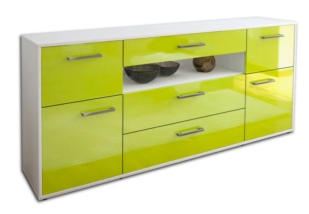 Sideboard Emma, Gruen Seite (180x79x35cm) - Dekati GmbH