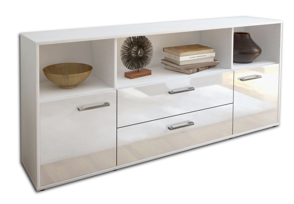 Sideboard Enza, Weiß Seite (180x79x35cm) - Dekati GmbH