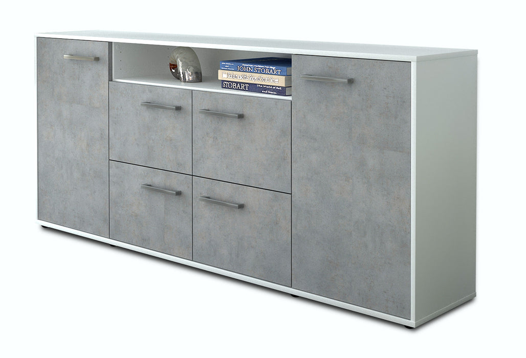 Sideboard Ephenia, Beton Seite (180x79x35cm) - Dekati GmbH