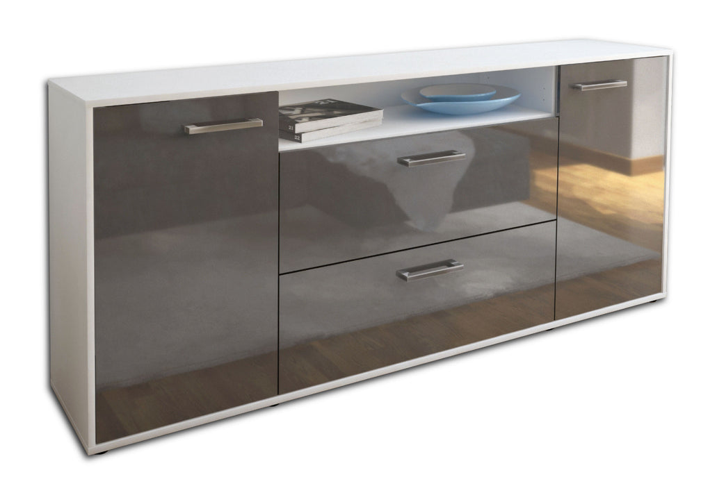 Sideboard Erina, Grau Seite (180x79x35cm) - Dekati GmbH