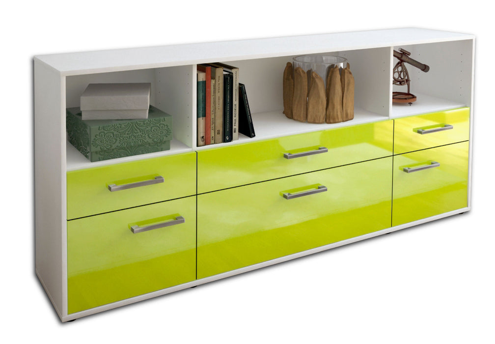 Sideboard Evelina, Gruen Seite (180x79x35cm) - Dekati GmbH