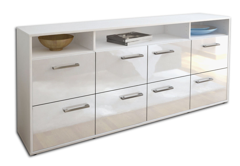 Sideboard Evita, Weiß Seite (180x79x35cm) - Dekati GmbH