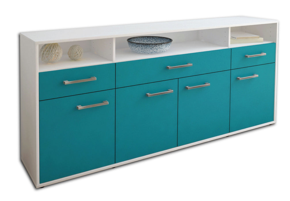 Sideboard Ezia, Tuerkis Seite (180x79x35cm) - Dekati GmbH