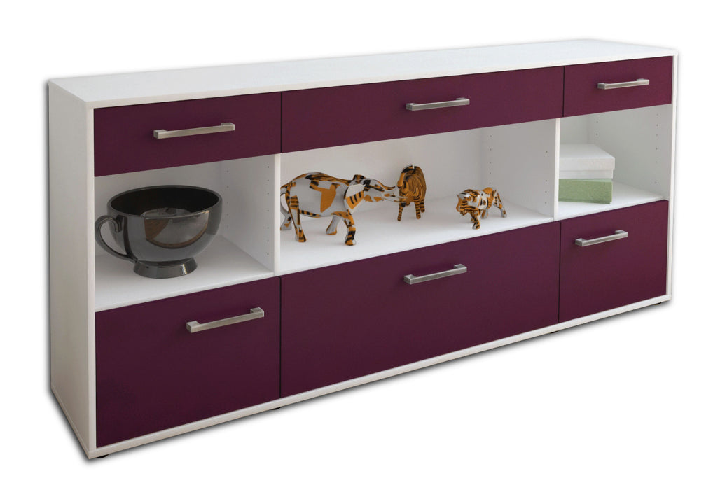 Sideboard Fabiana, Lila Seite (180x79x35cm) - Dekati GmbH