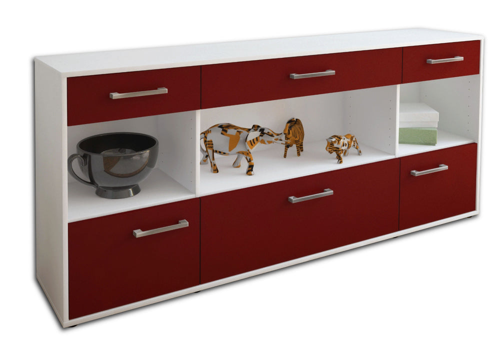 Sideboard Fabiana, Bordeaux Seite (180x79x35cm) - Dekati GmbH