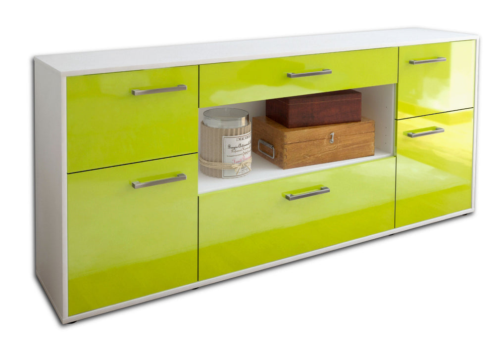 Sideboard Fabiola, Gruen Seite (180x79x35cm) - Dekati GmbH