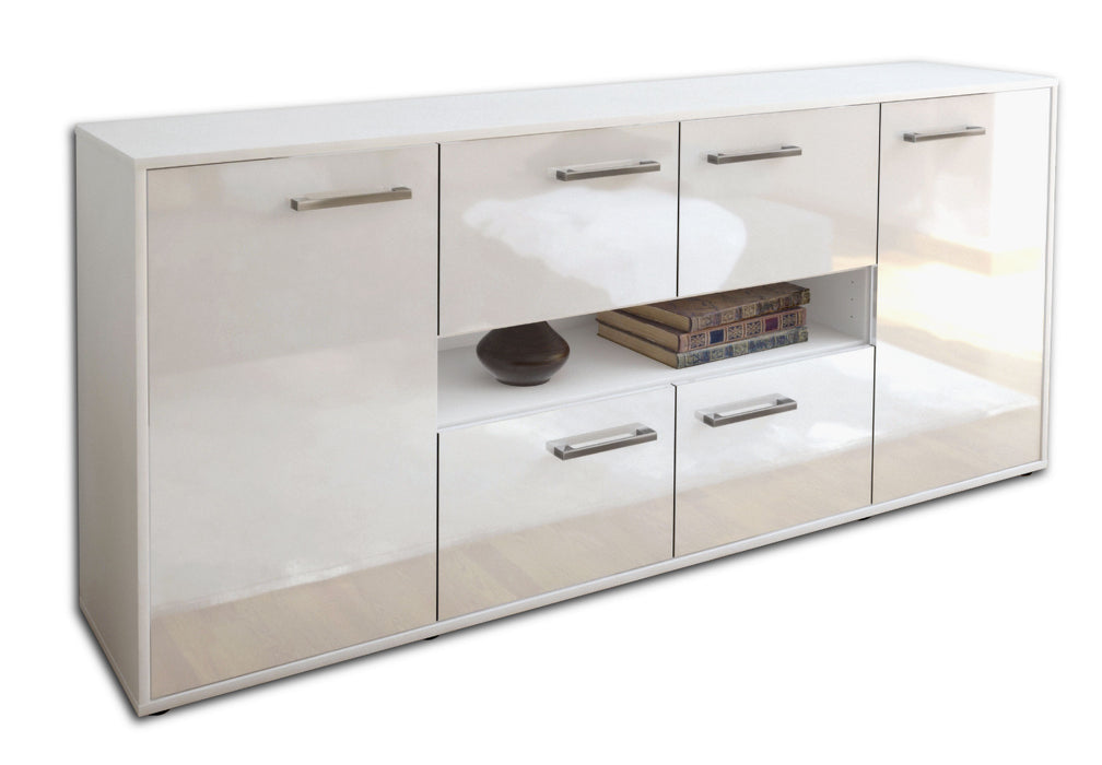 Sideboard Farina, Weiß Seite (180x79x35cm) - Dekati GmbH