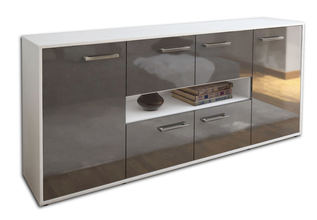 Sideboard Farina, Grau Seite (180x79x35cm) - Dekati GmbH