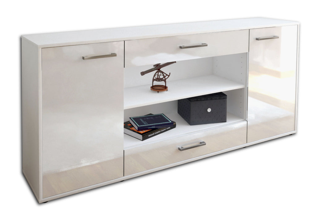 Sideboard Feli, Weiß Seite (180x79x35cm) - Dekati GmbH